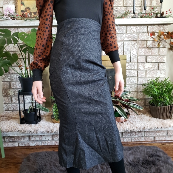 Vintage High Waist Bodycon Pencil Y2K Skirt size XS - Picture 1 of 7